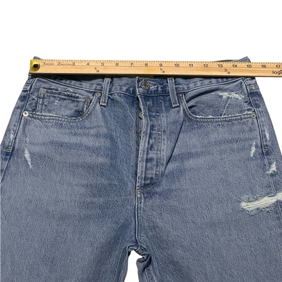 agolde revolve 90's jeans ripped distressed size 28 - Picture 4 of 7